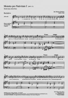 Dormi nate, dormi Deus ZWV171 (Jan Dismas Zelenka) 