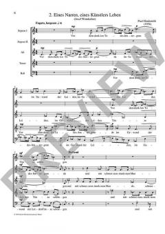 Zwölf Madrigale Heft 1 von Paul Hindemith 