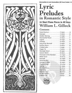 Lyric Preludes In Romantic Style von William Gillock 