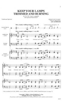 Keep Your Lamps Trimmed And Burning 