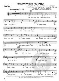 Jazz Standards For Vocalist With Combo Accompaniment 
