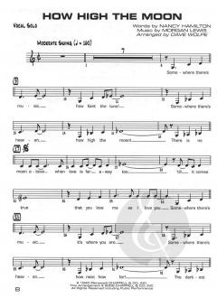 Jazz Standards For Vocalist With Combo Accompaniment 