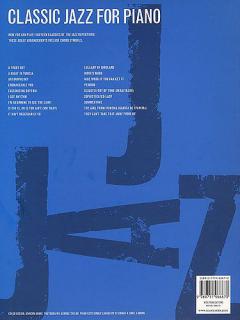Classic Jazz for Piano 