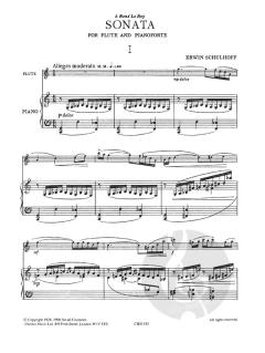 Flute Sonata von Erwin Schulhoff 