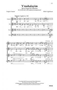 Y'rushalayim (Robert Applebaum) 