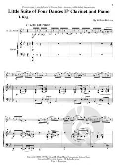 Little Suite Of Four Dances von William Bolcom 