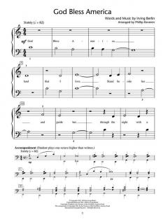 God Bless America And Other Patriotic Piano Solos Level 2 