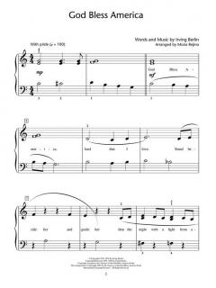 God Bless America And Other Patriotic Piano Solos Level 3 