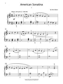 American Sonatina von Mona Rejino 