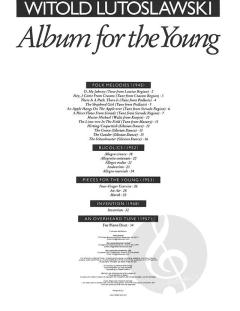 Album for The Young von Witold Lutoslawski 