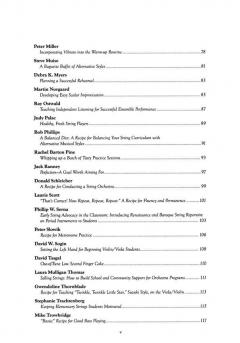 The String Teacher's Cookbook 