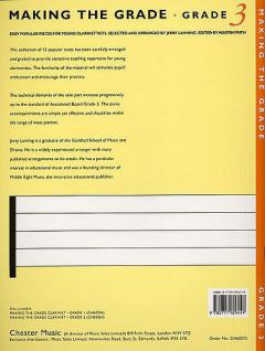 Making The Grade Clarinet And Piano von Jerry Lanning 