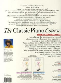 The Classic Piano Course Book 1 von Carol Barratt 