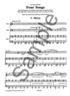 4 Songs von Andre Previn 