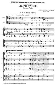 Broad Waters op. 39 (Henryk Mikołaj Górecki) 
