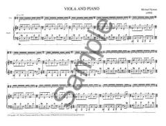 Viola And Piano von Michael Nyman im Alle Noten Shop kaufen