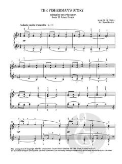 Piano Album von Manuel de Falla 