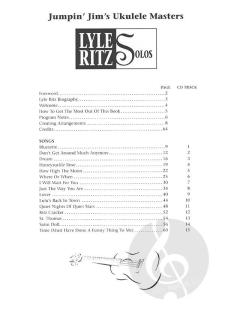 Jumpin' Jim's Ukulele Masters: Lyle Ritz Solos von Jim Beloff im Alle Noten Shop kaufen