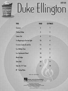 Big Band Play-Along Vol. 3: Duke Ellington 