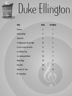 Big Band Play-Along Vol. 3: Duke Ellington 