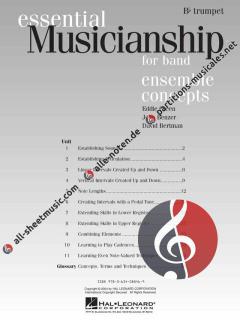 Essential Musicianship For Band Ensemble Concepts (John Benzer) 