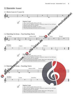 Ensemble Concepts For Band (Intermediate Level) (John Benzer) 