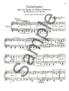 Complete Piano Works for Four Hands von Johannes Brahms 