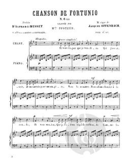 Offenbach's Songs From The Great Operettas von Jacques Offenbach 