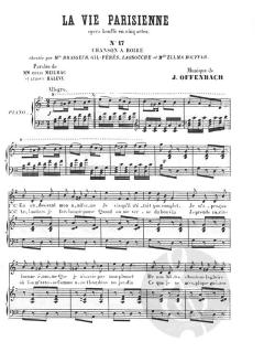 Offenbach's Songs From The Great Operettas von Jacques Offenbach 