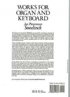 Works for Organ and Keyboard von Jan Pieter Sweelinck 