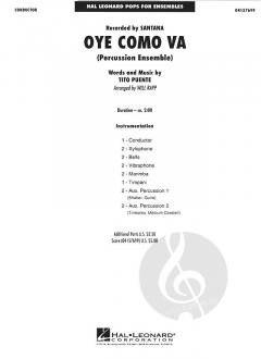 Oye Como Va von Tito Puente für Percussion Ensemble im Alle Noten Shop kaufen