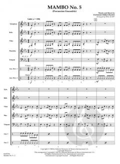 Mambo No. 5 von Perez Prado für Percussion Ensemble im Alle Noten Shop kaufen
