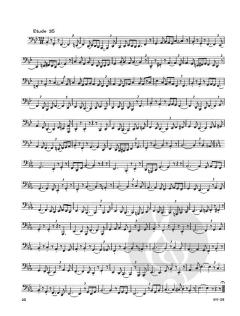 Vandercook Etudes for E Flat or Bb Flat Bass von Hale A. Vandercook 