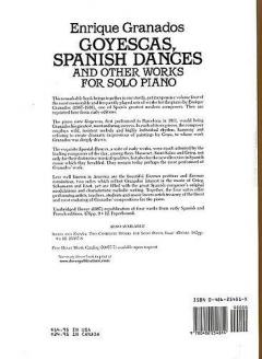 Goyescas, Spanish Dances and Other Works for Solo Piano von Manuel Granados 