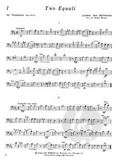Program Repertoire For Brass Quartet 