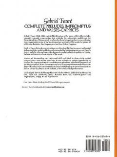 Complete Preludes, Impromptus and Valses-Caprices von Gabriel Fauré 