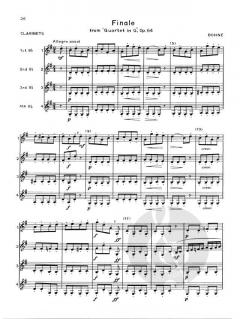 Ensemble Classics For Clarinet Quartet Book 1 