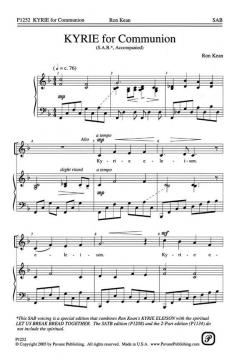 Kyrie For Communion (Ron Kean) 