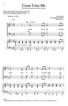 Come Unto Me (Larry Nickel) 