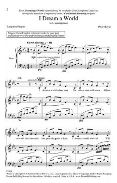 I Dream A World von Peter Boyer 
