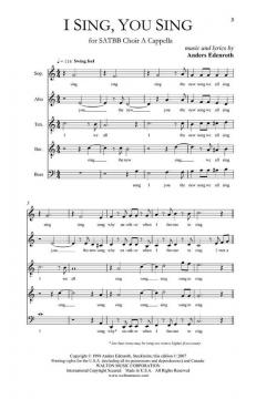 I Sing, You Sing von Anders Edenroth 