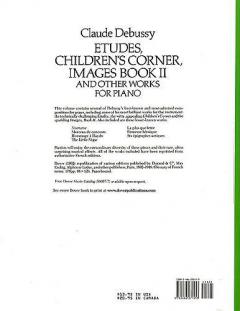 Etudes, Children's Corner, Images Book 2 and Other Works for Piano von Claude Debussy 