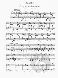 Favorite Waltzes Polkas and Other Dances for Solo Piano von Johann Strauss (Vater) 