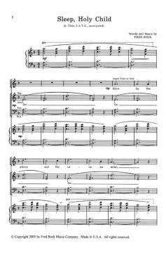 Sleep Holy Child (Fred Bock) 