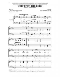 Wait Upon The Lord (Jan Sanborn) 