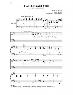 I Will Exalt You (John Jensen) 