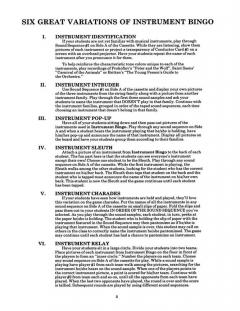 Instrument Bingo von Cheryl Lavender im Alle Noten Shop kaufen