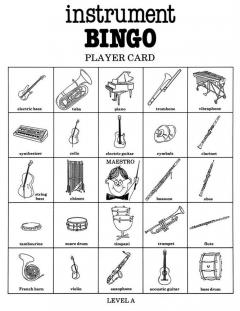 Instrument Bingo von Cheryl Lavender im Alle Noten Shop kaufen