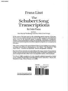 Schubert Song Transcriptions for Solo Piano Series 1 von Franz Liszt 