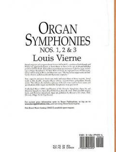 Organ Symphonies Nr. 1, 2 and 3 von Louis Vierne 